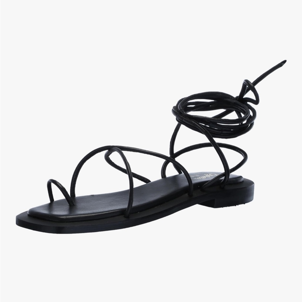 Seychelles Black Gladiator Sandals